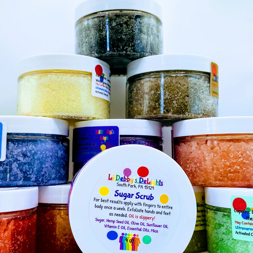 Sparkling Sugar Scrub in 4 oz. Signature combos for easy ordering!
