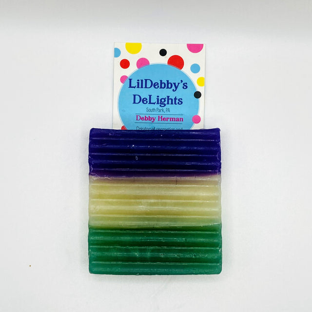 Gender Queer PRIDE! colored vegan bar soap.