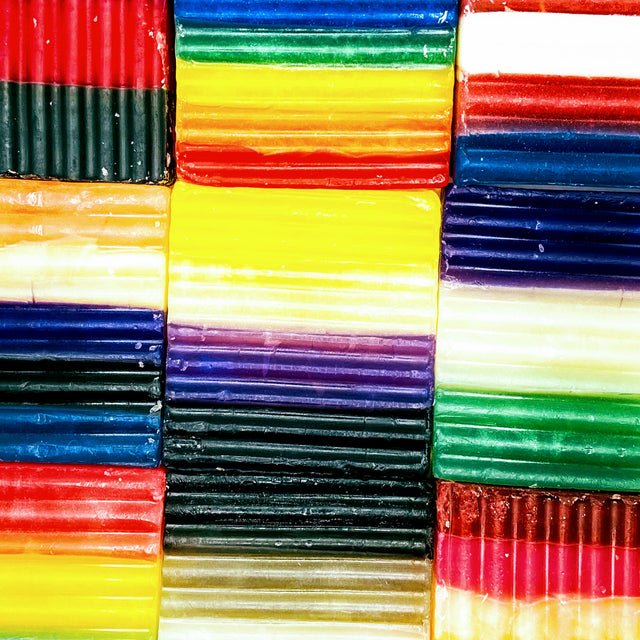 Non Binary PRIDE! colored vegan soap bar.