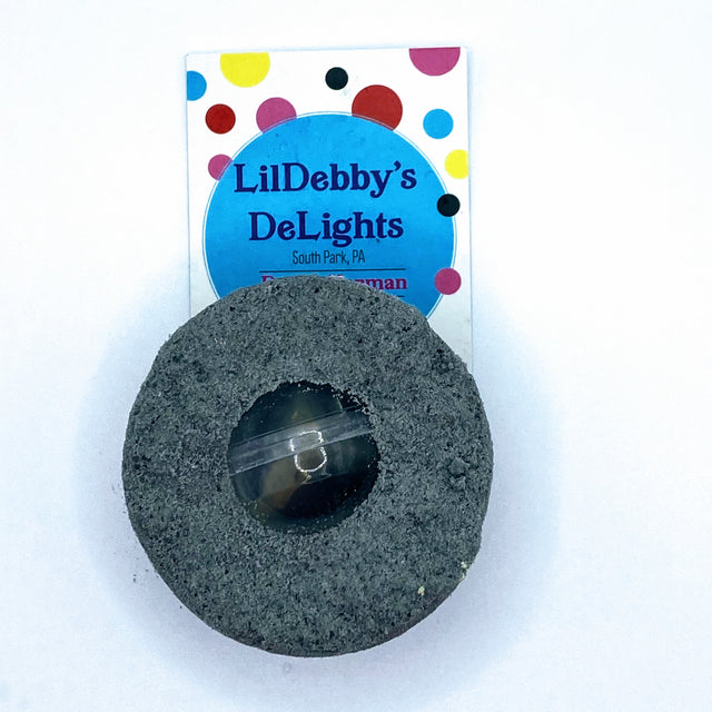 "Treasure" Fizzy Bath Ball with hidden stone pendant.