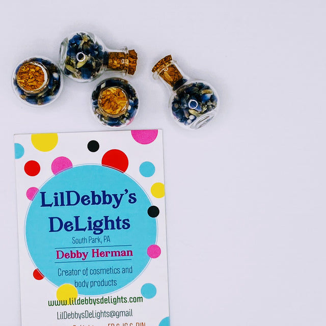 Bottle of Lavender buds.