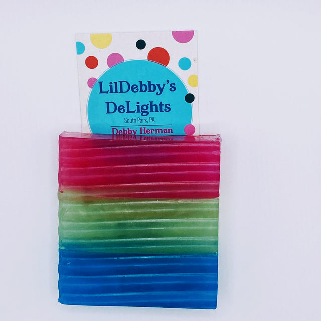 Poly sexual PRIDE! colored vegan bar soap, 4 oz.
