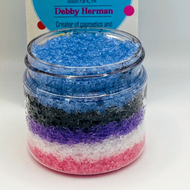 Agender PRIDE! bath products with essential oil blends.