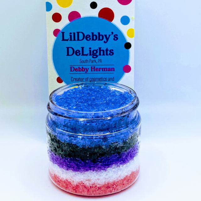 Agender PRIDE! bath products with essential oil blends.