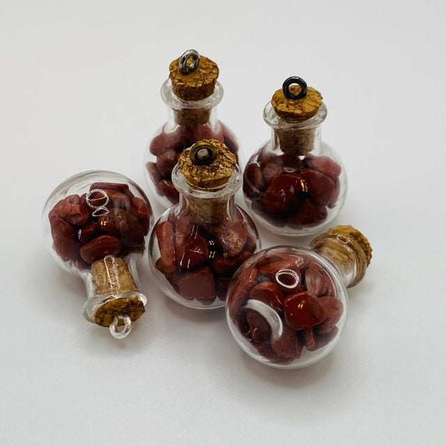 Bottle of Red Jasper.