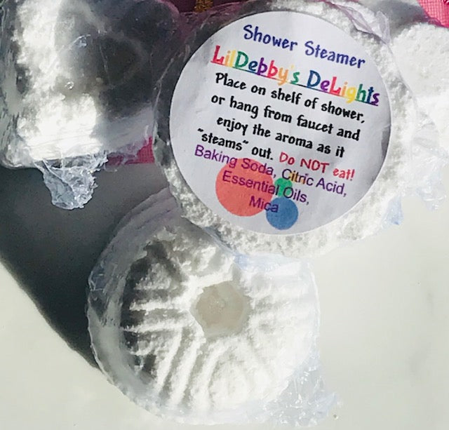 Shower Steamers. SOOTHE essential oil blend bathroom fragrance.