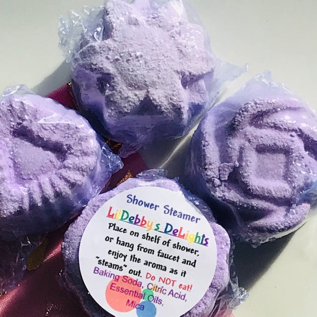Shower Steamers. CALM essential oil blend bathroom fragrance.