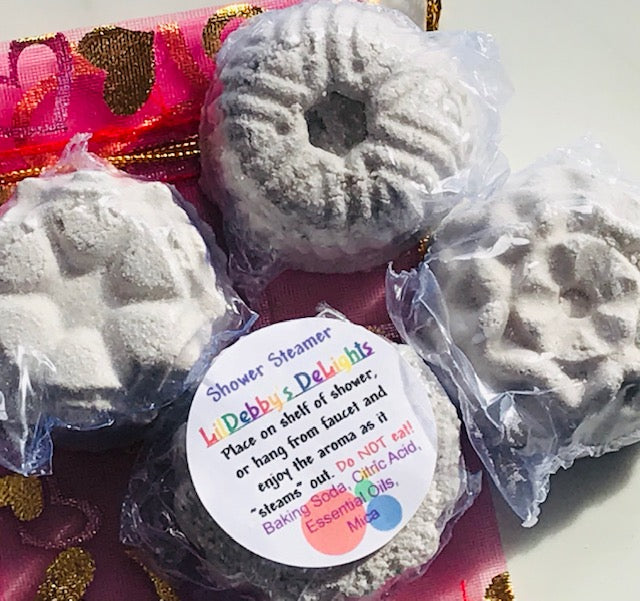 Shower Steamers. FOCUS essential oil blend bathroom fragrance.