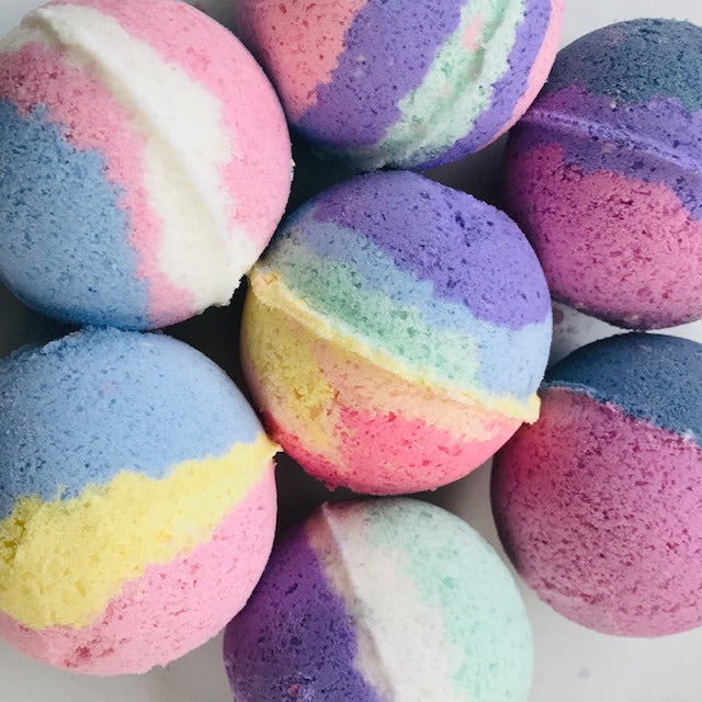 Agender PRIDE! bath products with essential oil blends.