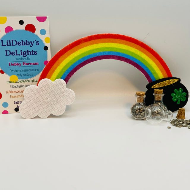 Pot of (fool's) Gold. Pyrite in a bottle for decorating.