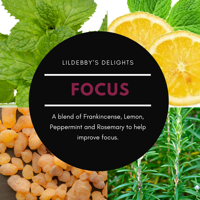 Shower Steamers. FOCUS essential oil blend bathroom fragrance.