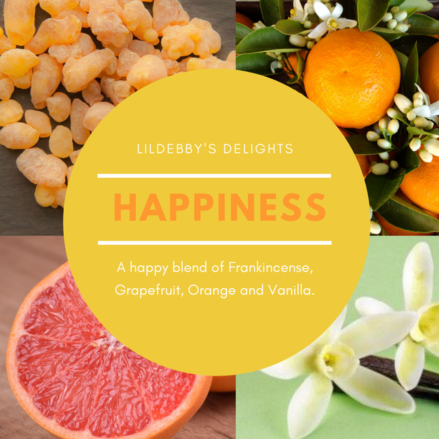 Shower Steamers. HAPPINESS essential oil blend bathroom fragrance.