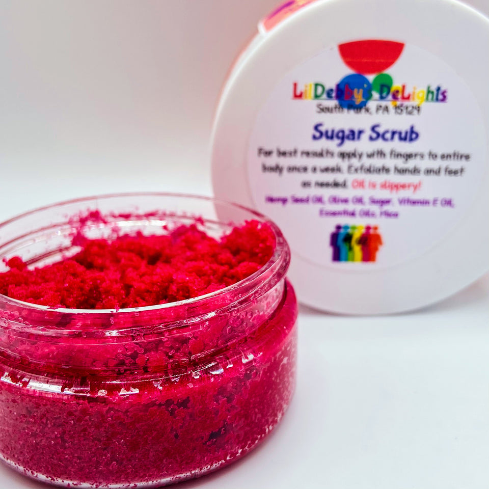 Sparkling Sugar Scrub in 8 oz. Choose your color and fragrance!!