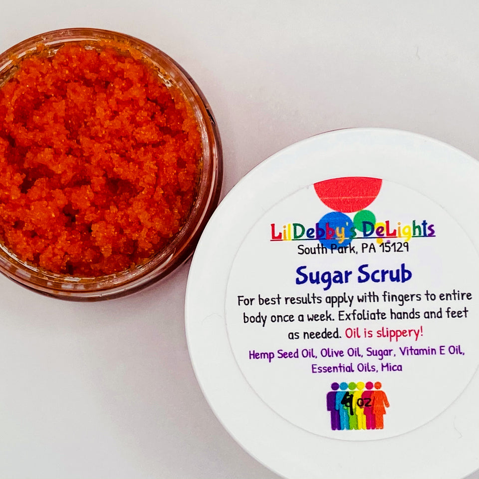 Sparkling Sugar Scrub in 4 oz. Signature combos for easy ordering!