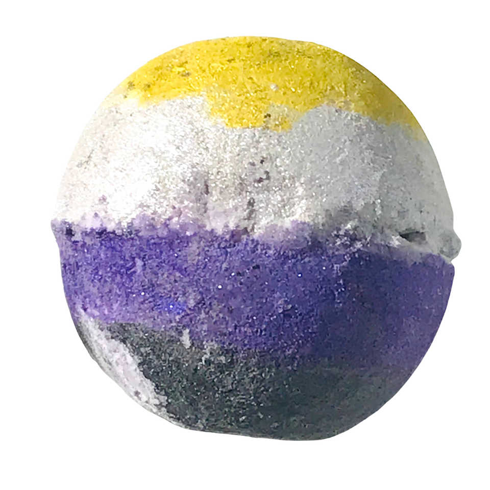 Non Binary PRIDE! bath products with essential oil blends.