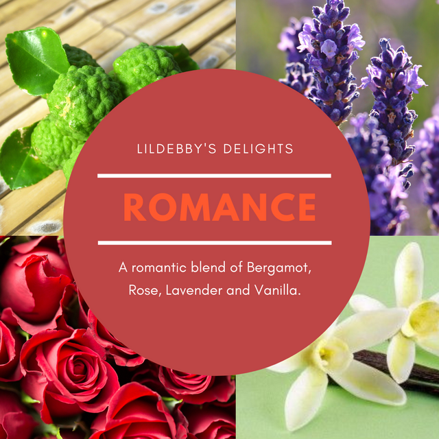 Shower Steamers. ROMANCE essential oil blend bathroom fragrance.