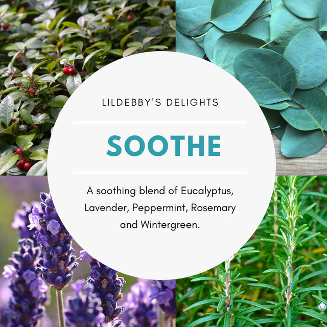 Shower Steamers. SOOTHE essential oil blend bathroom fragrance.