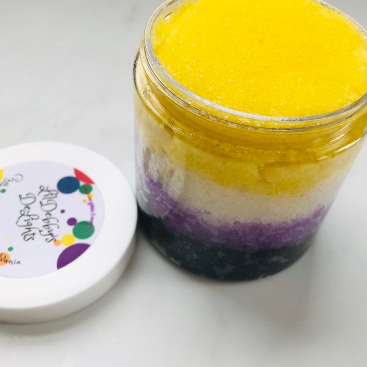 Non Binary PRIDE! bath products with essential oil blends.